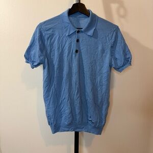 Burberry Light Blue Polo Shirt